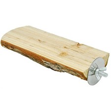 Niteangel Parrot Cage Perch, Wooden Platform for Birds 1 Pack 