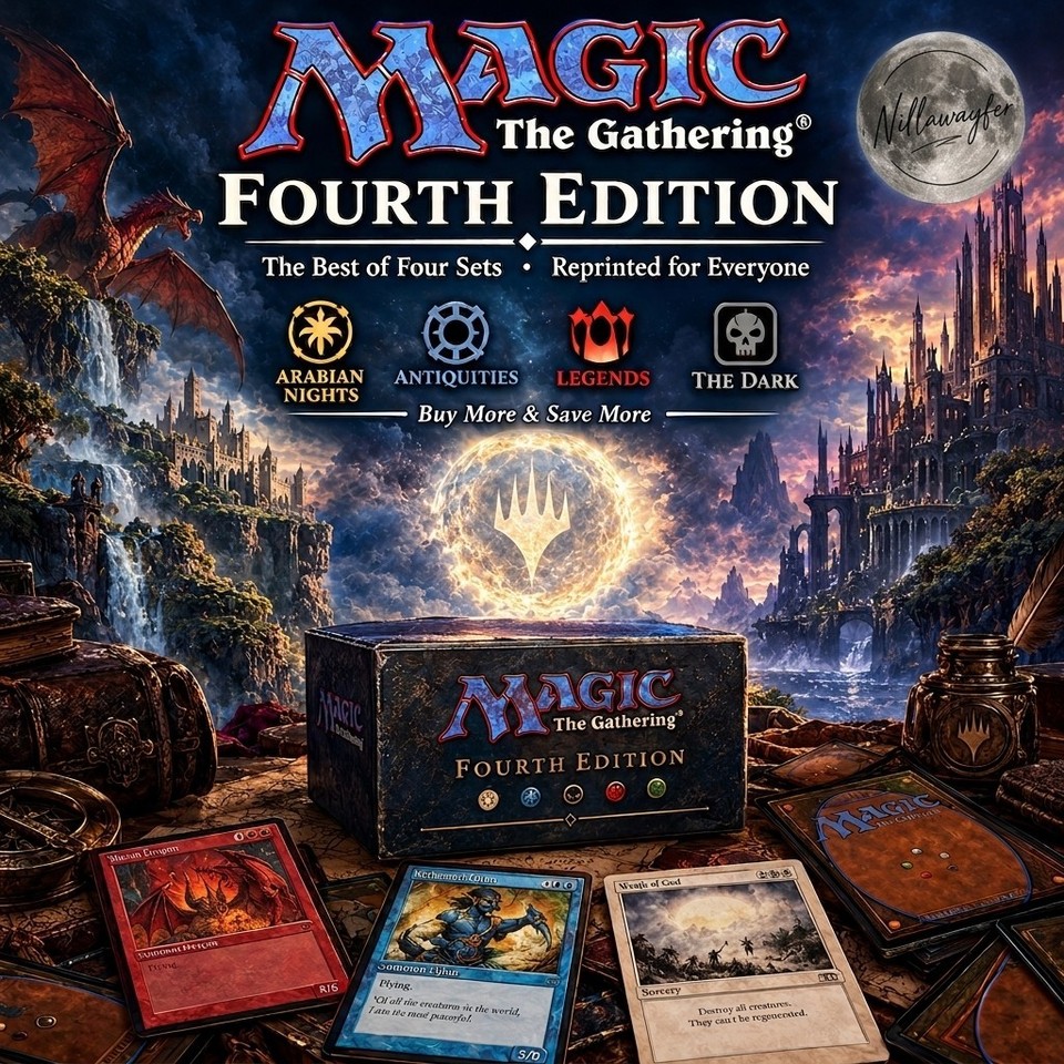 1995 MTG Fourth Edition Cards E - L 🔥 You Pick & Choose 🔥 BM & SM 🔥 - VLP/NM