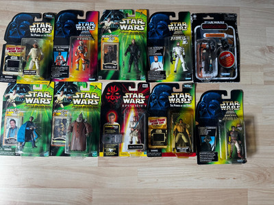 Star Wars Figuren Sammlung Disney/Hasbro/Kenner 1997-2000  (10 Figuren)