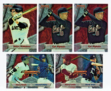 DEREK JETER BARRY BONDS CAL RIPKEN JR 1994 BOWMAN’S BEST RED MIRROR IMAGE LOT(5)