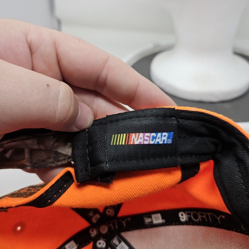 Chase Elliott Hat Cap Strap Back Orange Camo NASCAR Racing Hendrick Mens New Era - Picture 8 of 8
