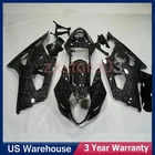 Black Forged Carbon Fiber Fairing Body Kit For Suzuki GSXR1000 2003 2004 USA