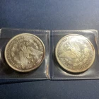 Silver 1 oz Morgan Round Lot of 2