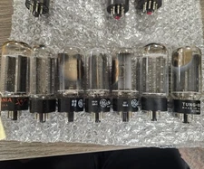 Lot of 7  5U4GB RECTIFIER VACUUM TUBES - NEW OLD STOCK - Amplitrex Tested