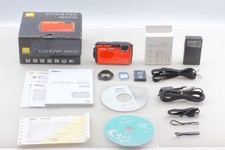  N MINT Box Nikon COOLPIX AW110 16.0MP Waterproof Digital Camera Orange JAPAN