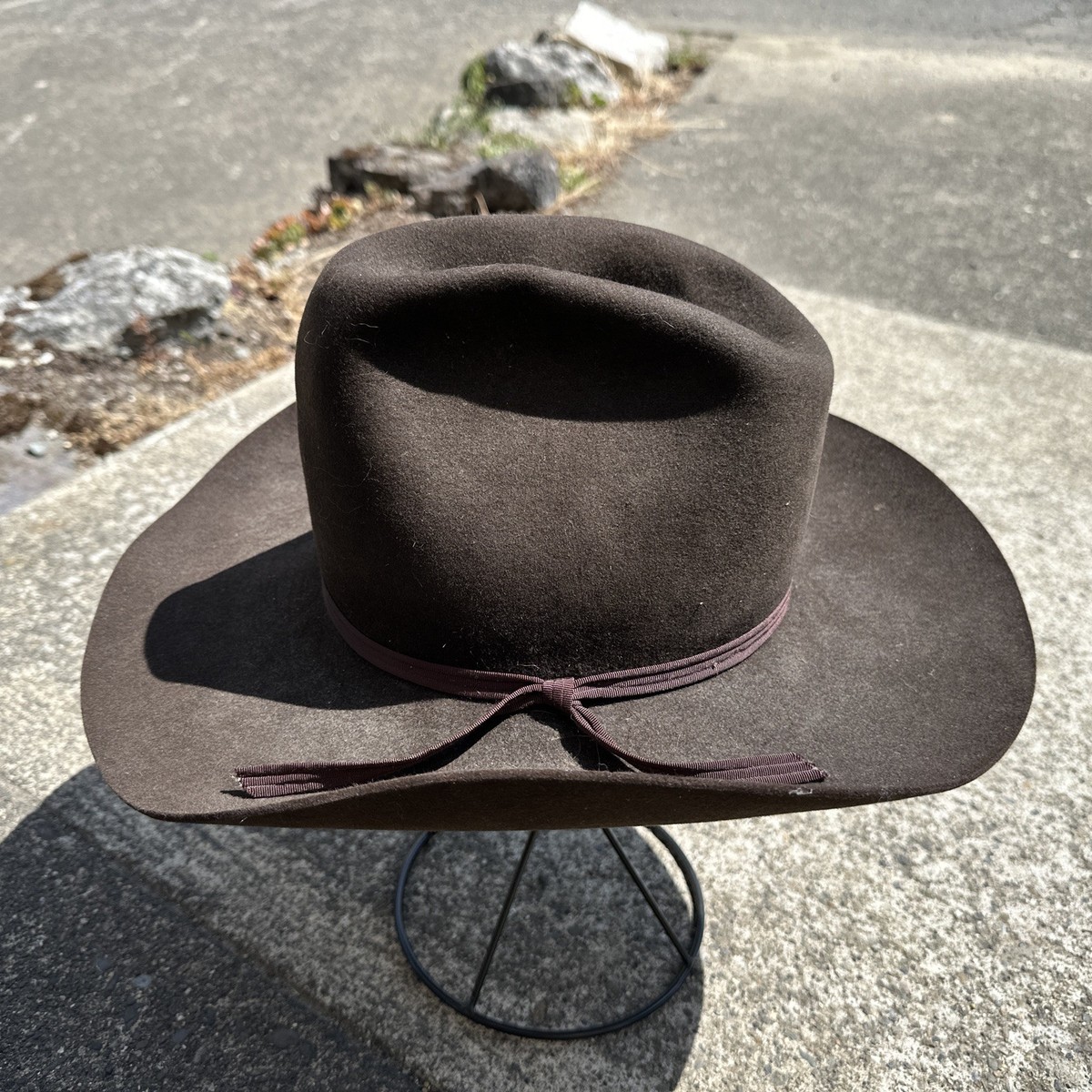 Vintage Beaver Hats Since 1860 Custom Made USA Genuine Fur Felt