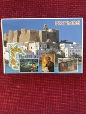 Vintage Patmos Greece Photo Book Postcard Size Of 10 Photos WOW (BRD)