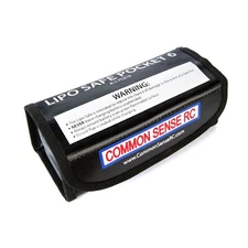 Common Sense RC LiPo Safe Pocket Battery Charging Storage Bag up to 6S Batteries