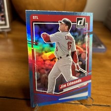 2023 Donruss Holo Blue #111 Jim Edmonds Cardinals