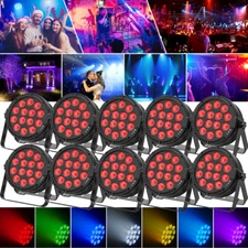 10pcs 14LED Par Light DMX RGBW 4 in 1 Strobe Beam Stage Lighting DJ Disco Lights