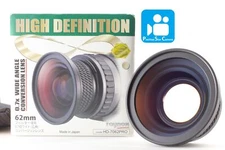 🎦VIDEO👀✨Top MINT✨ Raynox HD-7062 PRO 0.7x Wide Angle Lens 62mm From JAPAN