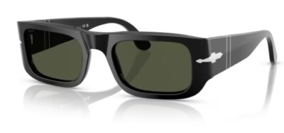 Persol 0PO3362S 95/31 Black/ Green Oval 55mm Unisex  display picture 1