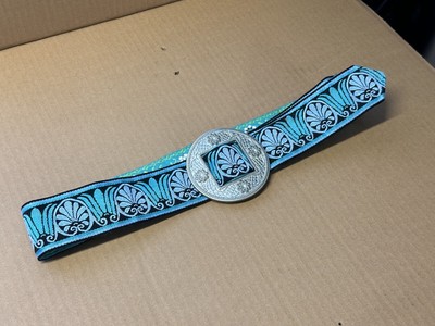 Hadley Pollet Reversible Floral Belt Jade Floweret Belt – Hadley Pollet main image 3