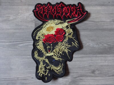 Sepultura Patch Back Shape Thrash Metal Desaster Sarcofago Destruction **