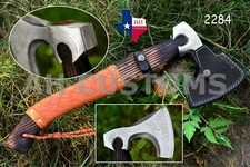 BEAUTIFUL CUSTOM HANDMADE CARBON PREMIUM TOMAHAWK VIKING AXE THROWING AH -2284