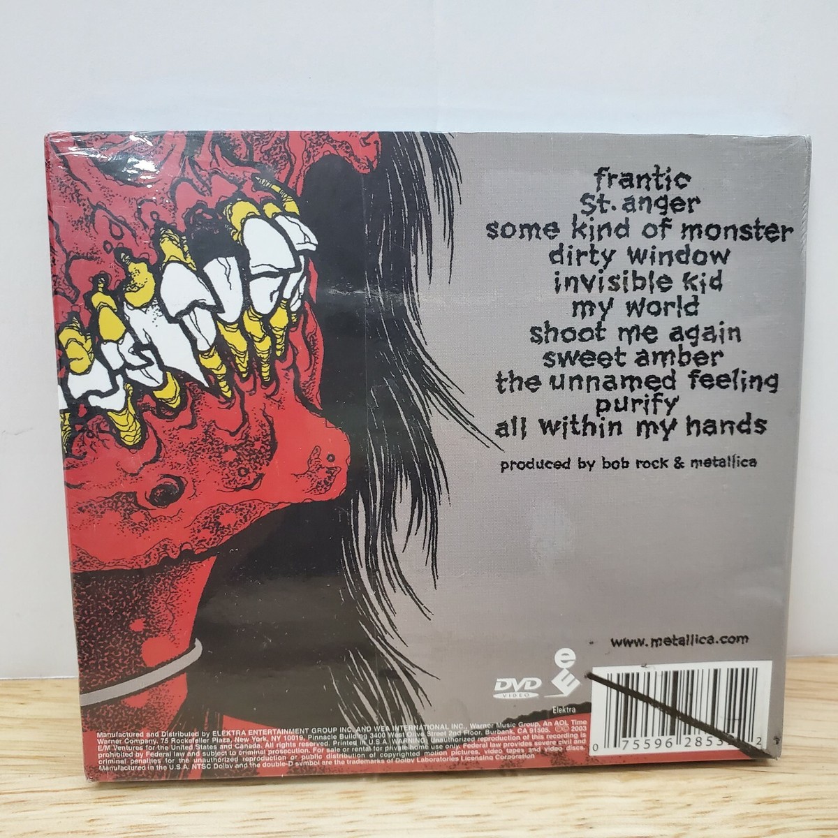 St. Anger by Metallica CD & Bonus DVD Explicit Sealed 75596285322