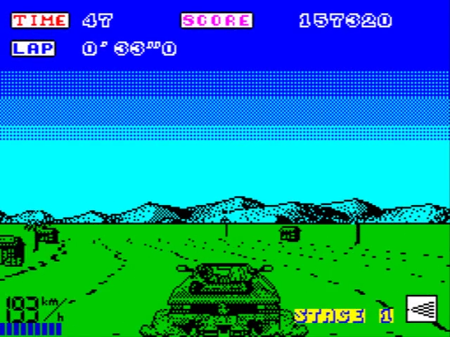 ！ Sinclair ZX Spectrum 48K Game - OUT RUN - US Gold -Tested