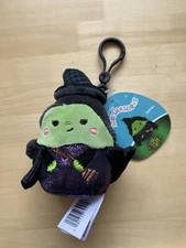 Wicked Squishmallows Elphaba 3.5" Clip-on Plush Keychain