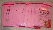 Lot of 18 Que Bella Revitalizing Strawberry Peel off Face Mask - 0.35 oz ea