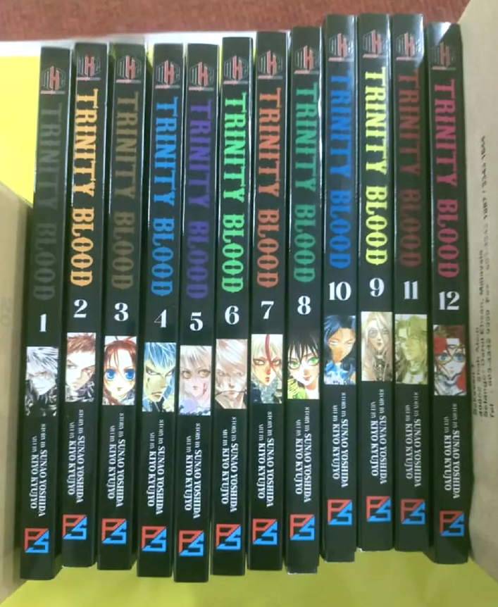 Trinity Blood Manga English Volume 1-12 FULL SET By Sunao Yoshida