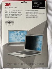 3M COMPANY Black Privacy Filter for 15.4" Computers. Model: PF154W1B