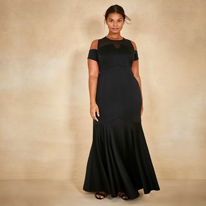 lorna fishtail maxi dress