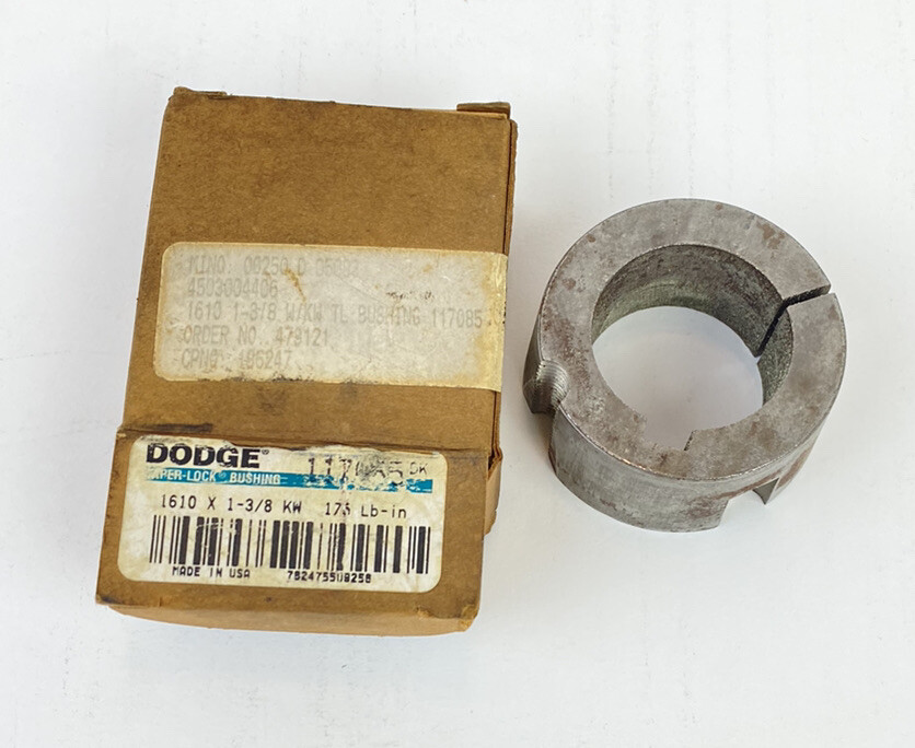 Dodge 117085 1610 X 1-3/8 KW TL Taper-Lock Bushing NOS (U60