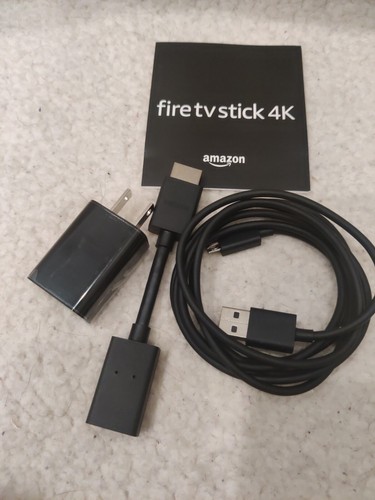 Genuine Power Adapter, USB Cable & HDMI Extender Cable/ Amazon Fire TV Stick 4K - Picture 3 of 3