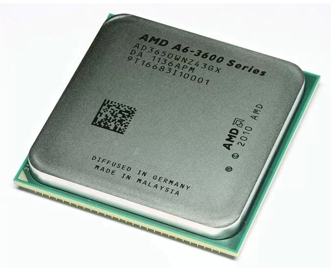 AMD A6-3650 Quad Core Processor 2.6 GHz, Socket FM1, 100W CPU  - Image 4 of 4