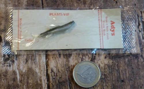 Ancien Leurre De Pêche Adys – Plasti-Vif – Sous Blister