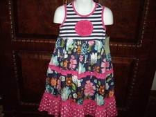 NWT Girls Size 4 Sage  Lilly Sleeveless Summer Dress Beautiful