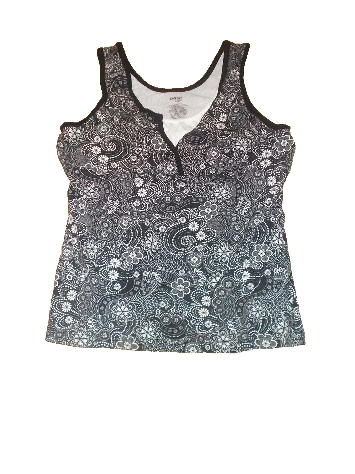 Tops floral de algodón Danskin para Mujeres