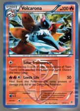 VOLCARONA PLASMA BLAST 13/101 CRACKED ICE HOLO RARE HP