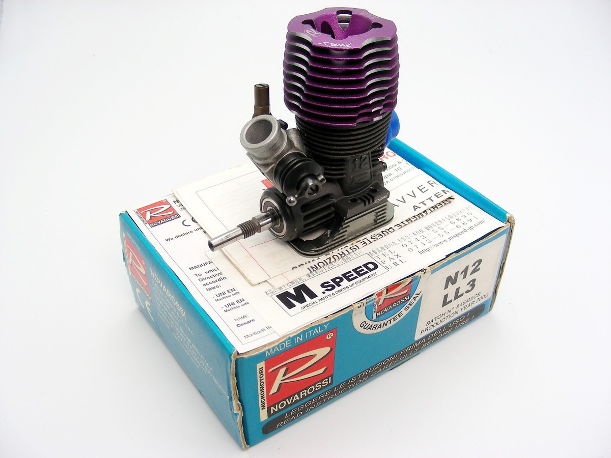 Vintage M.SPEED Modified Novarossi N12 LL3 Turbo Race Engine Vintage M.SPEED Modified Novarossi N12 LL3 Turbo Race Engine