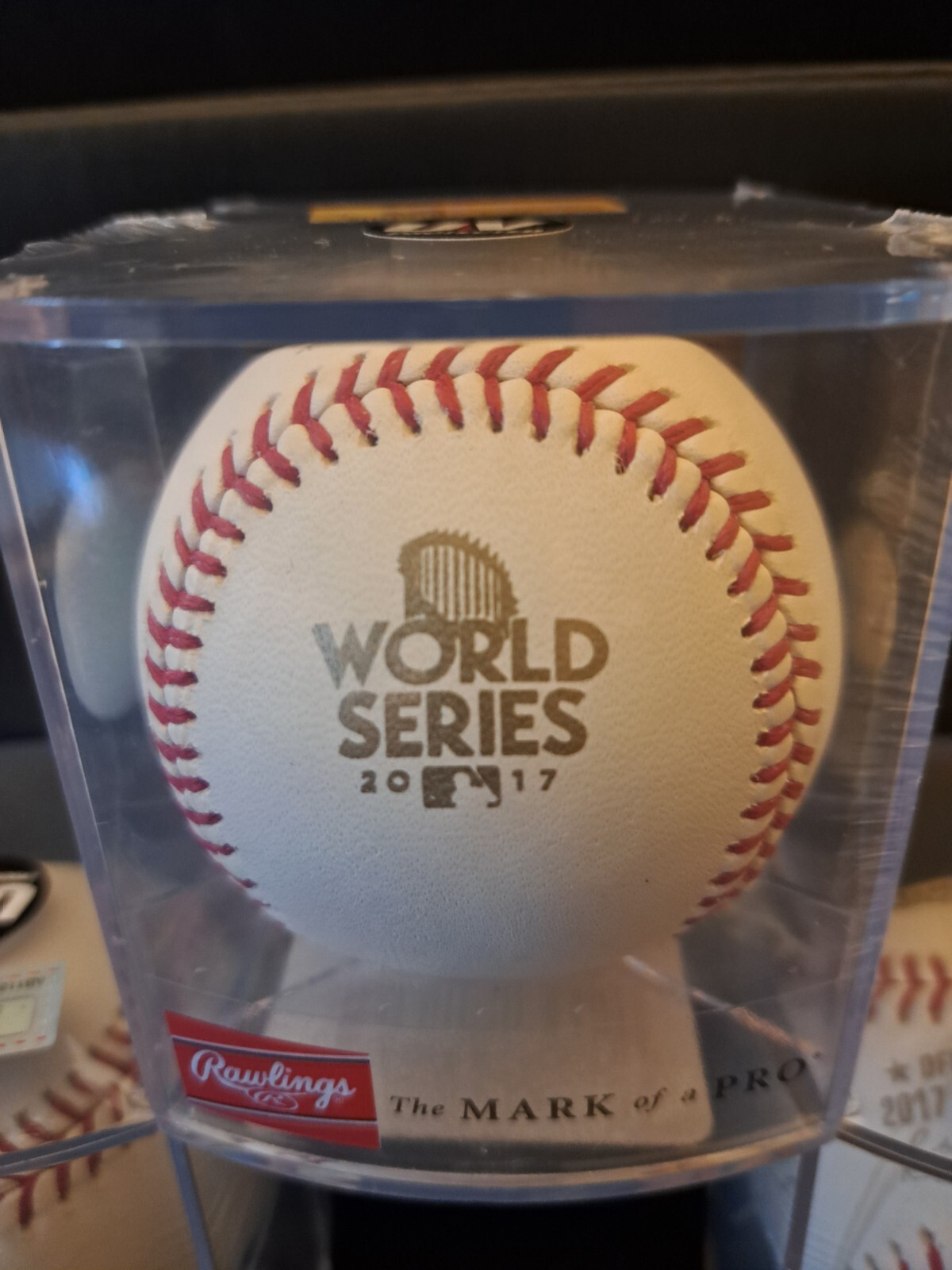 2017 WORLD SERIES BASEBALL RAWLINGS OFFICIAL - HOUSTON ASTROS - G. SPRINGER MVP!