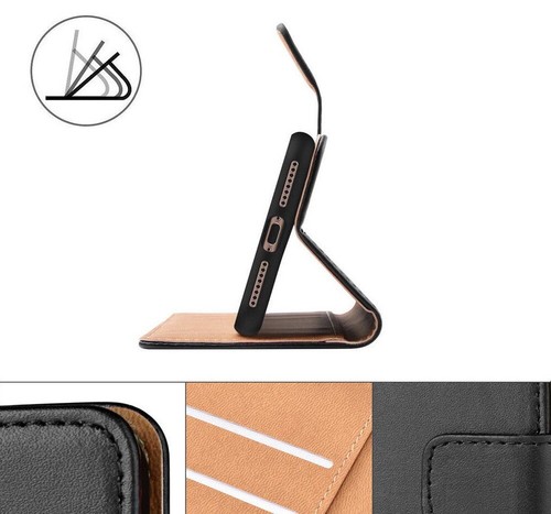LUXURY REAL LEATHER WALLET STAND CASE CARD POCKET FOR SAMSUNG A3 (2016)UK SELLER - Picture 3 of 8