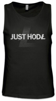 Just Hodl Herren Tank Top Crypto Bitcoin Currencies Cryptocurrency Digital
