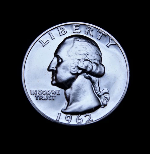 1962 Proof Washington Quarter Gem BU