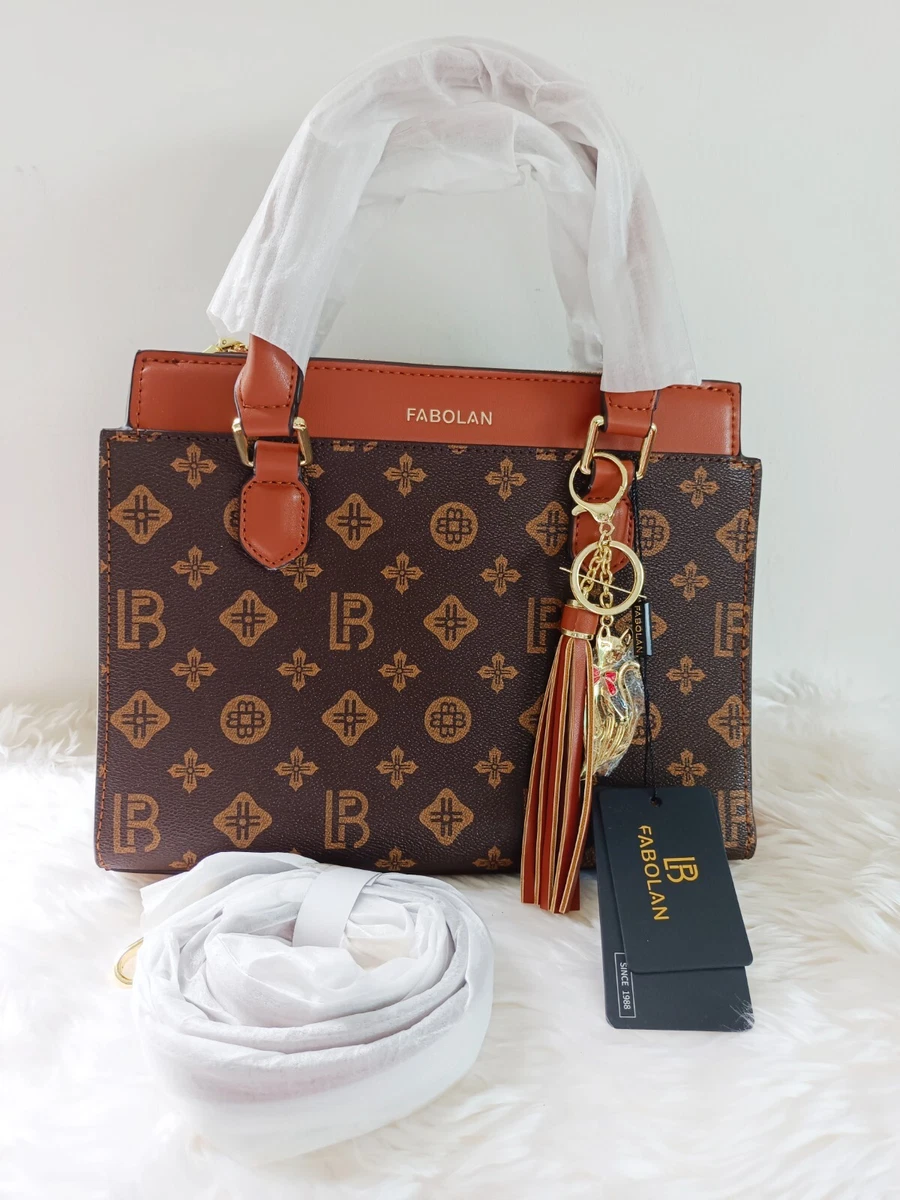 Top Quality Genuine Leather Beautiful Brown Color Monogram style