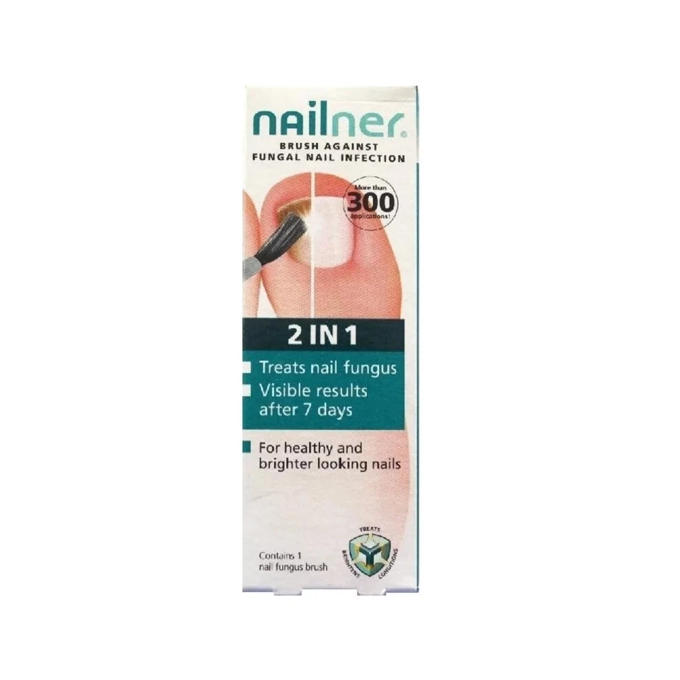 NAILNER Brush 2 in 1 Fungal Nail Infection Treatment for Healthy Nails *Original