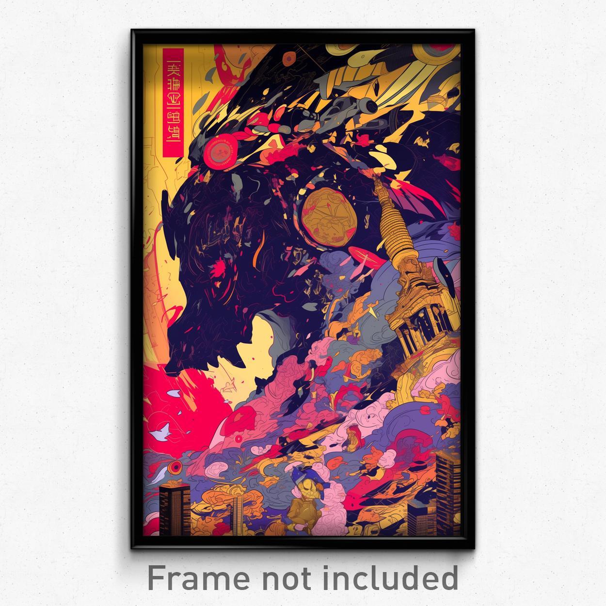 Vintage Indonesian Movie Poster - Tiny Exotic Area Retro Art Print