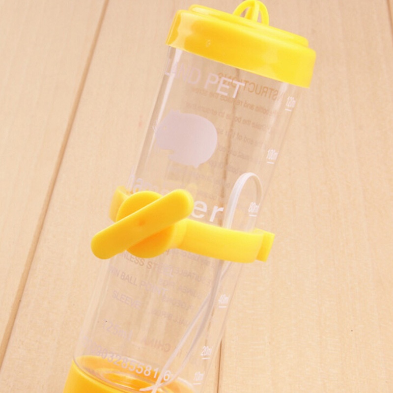 1 Pcs Hamster Water Bottle Holder Dispenser With Base Hut Small Animal
