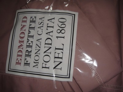 FRETTE Edmond Tirreno Perkal Queen Bettwäscheset Blatt Set Rosa Rose Neu