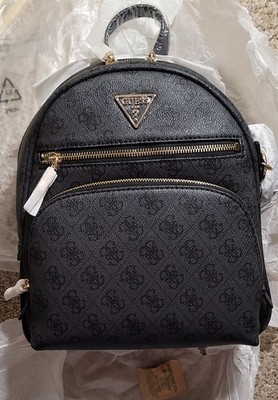 GUESS Power Play Large Tech Backpack Coal Logo Brand New with Tags