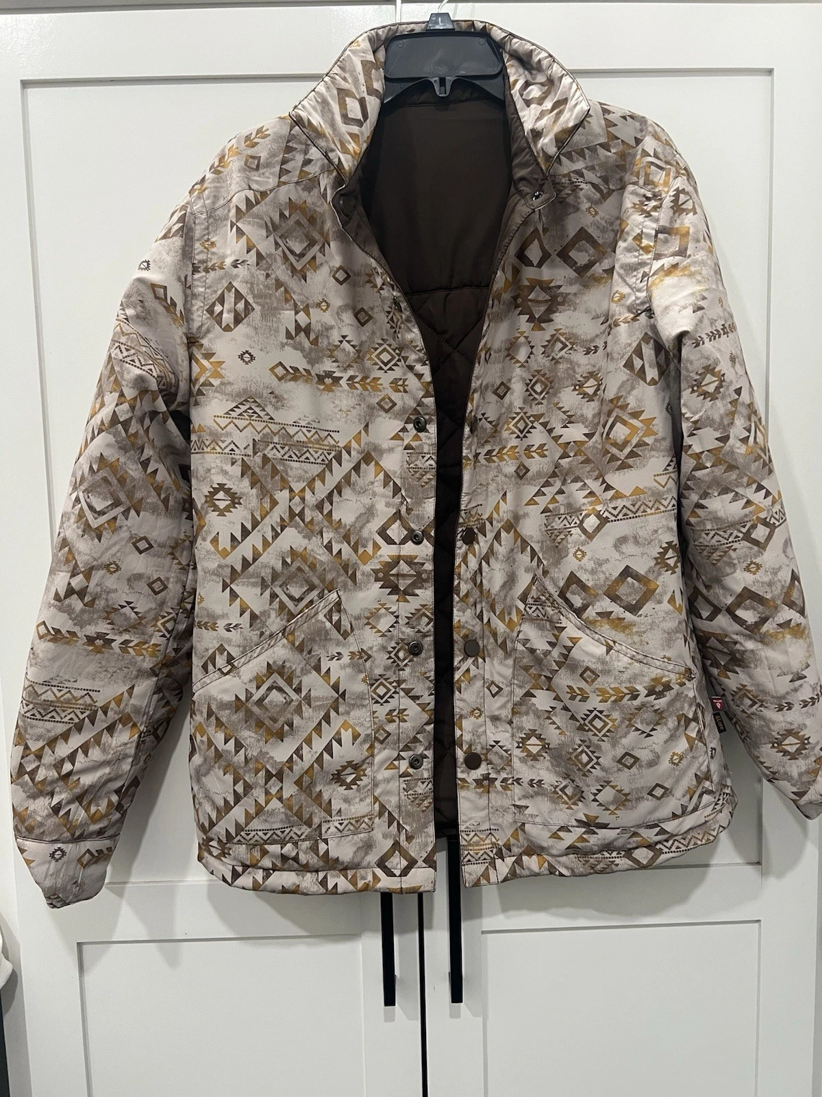 & Lore by Tahoe River brown /aztec Reversible Jacket size men’s small image 13