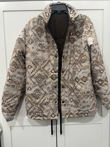 & Lore by Tahoe River brown /aztec Reversible Jacket size men’s small image 13