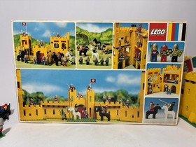 LEGO 375 / 6075 Yellow Castle COMPLETE w/ Box Instructions + 2 BONUS 677 / 6077