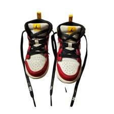 Nike Jordan shoes Red Yellow White Size 9C