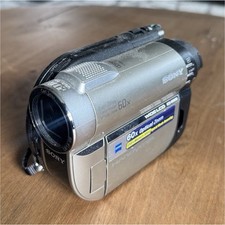 Sony Handycam 60x Optical Zoom Camcorder Silver DVD Memory Stick LCD Screen