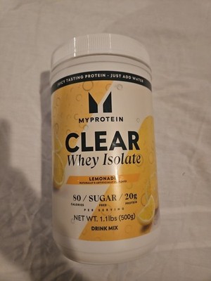 MyProtein Clear Whey Isolate Lemonade (Drink Mix) 17.64 Oz 1.1lb Exp 02/2027
